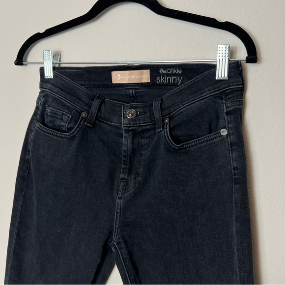 7 For All Mankind Luxe Vintage mid-rise ankle skinny - Picture 5 of 7